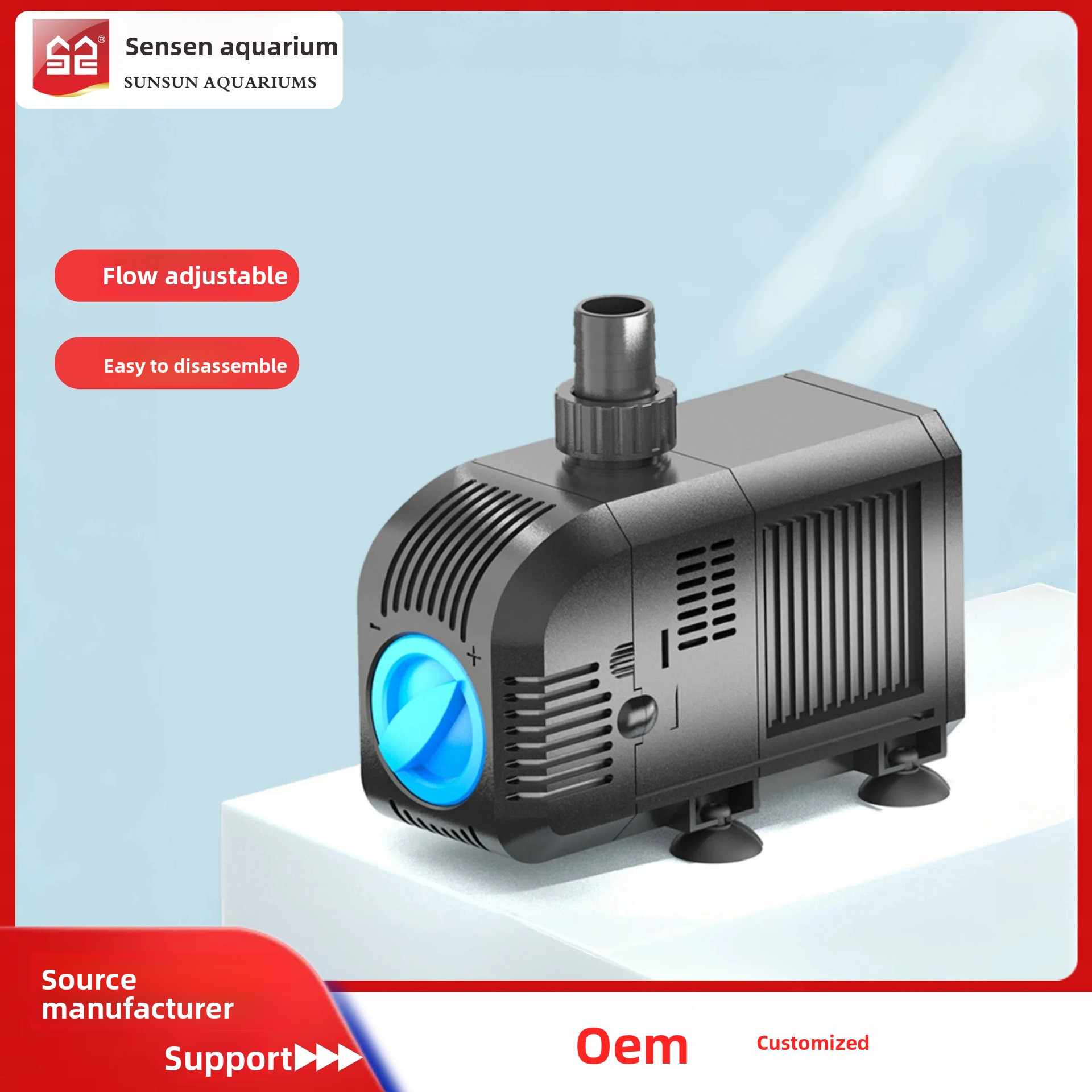 HJ Series Adjustable Flow Mini - огляд і ціна Draw Fish Aquarium