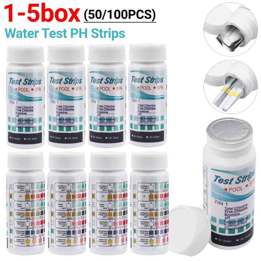 50/100PCS Water Test PH Strips - огляд і ціна Aquarium Fish Accessories