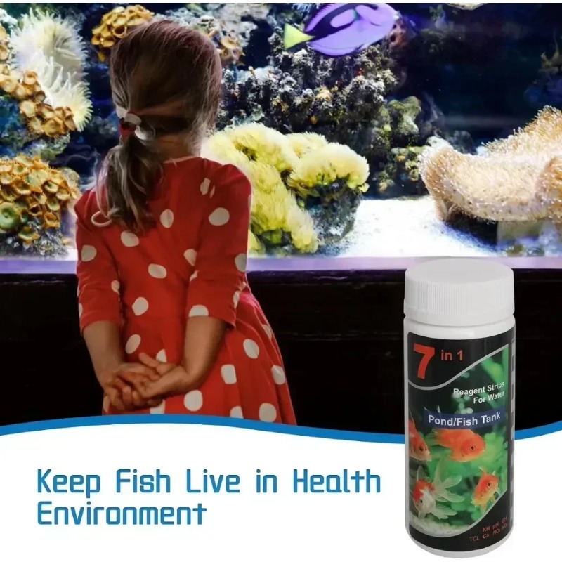 Aquarium Test Strip  Freshwate - огляд і ціна Aquarium Test Kit