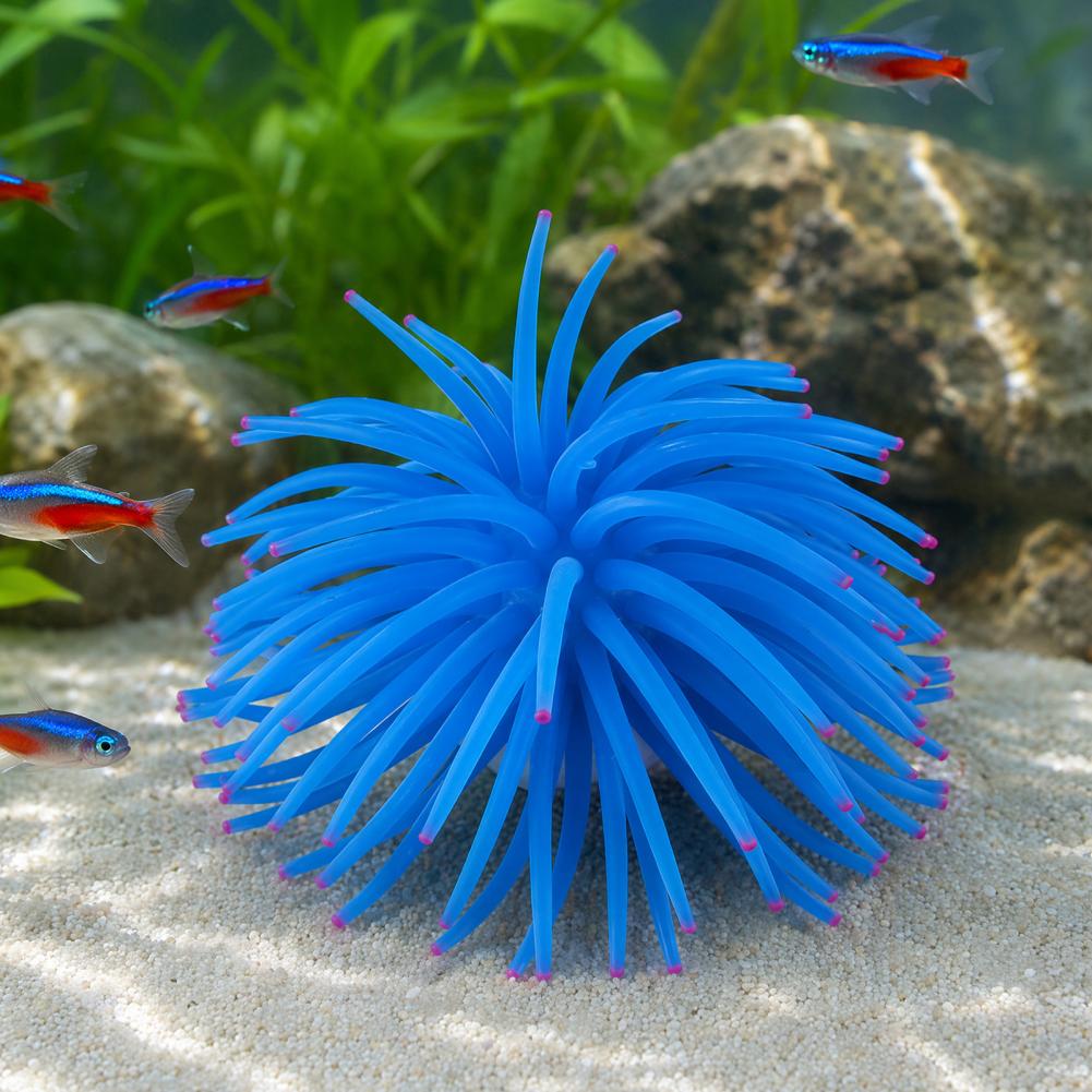 Fish Tank Ornament Silicone Se - огляд і ціна Aquarium Fish Accessories
