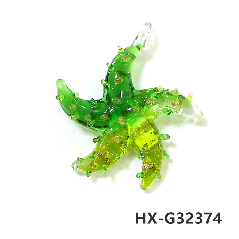 Mini Glass Starfish Pendant Co - огляд і ціна Aquarium Fish Colorful