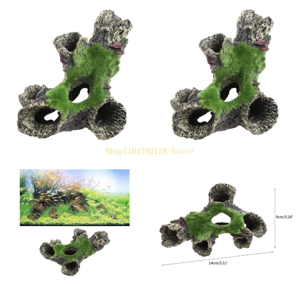 Aquarium Resin Cave Moss Tree  - огляд і ціна Aquarium Fish Sale