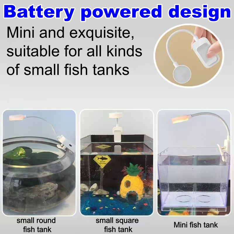 LED Aquarium Light Clip On Fis - огляд і ціна Aquarium Fish Colorful