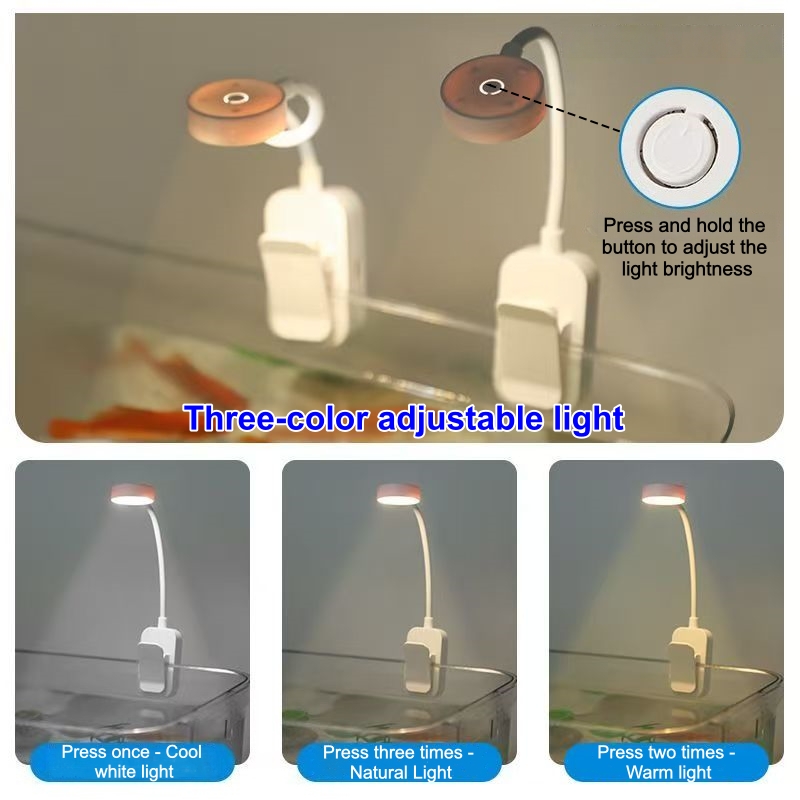 LED Aquarium Light Clip On Fis - огляд і ціна Aquarium Fish Colorful
