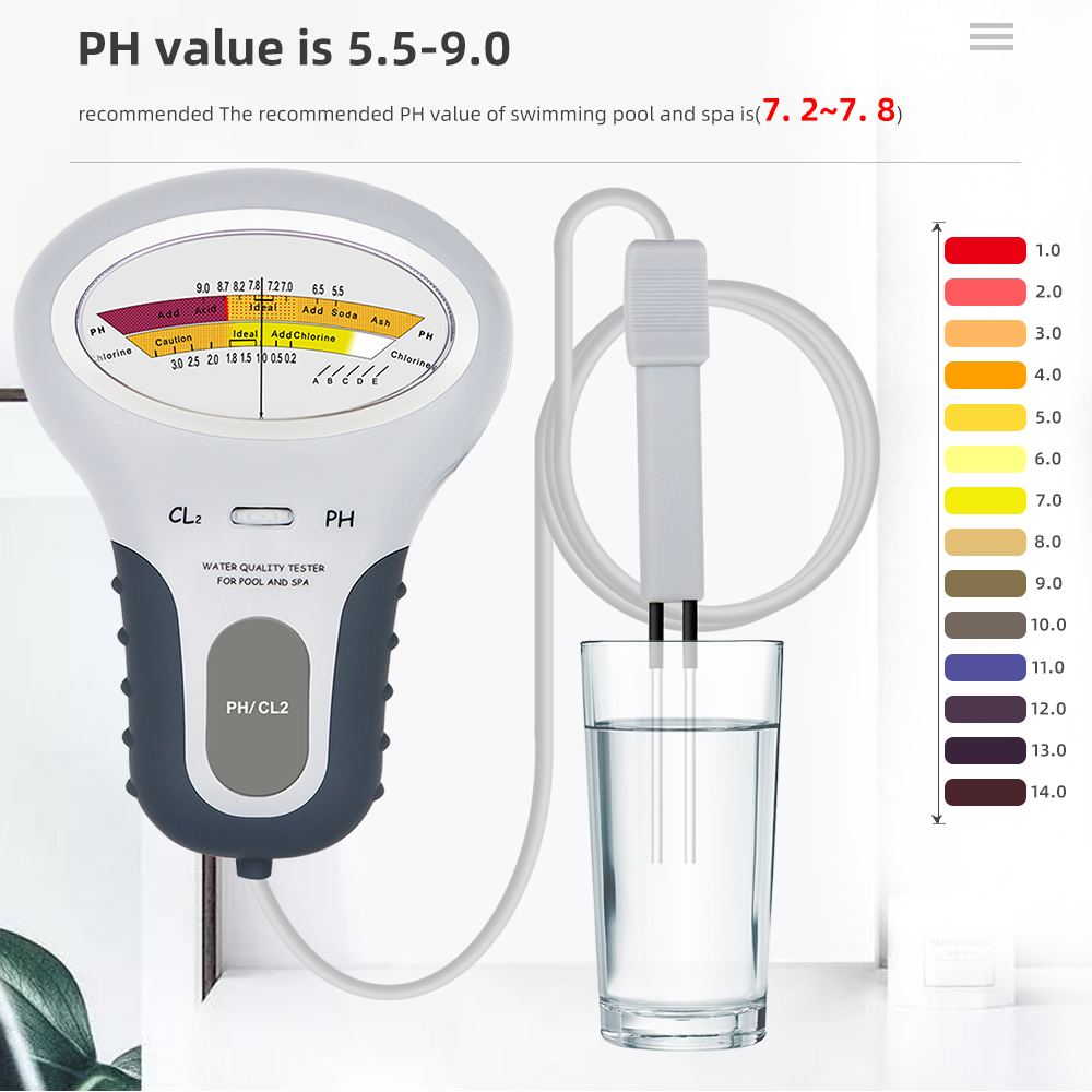 2 In 1 Chlorine Detector PH &  - огляд і ціна Aquarium Test Kit