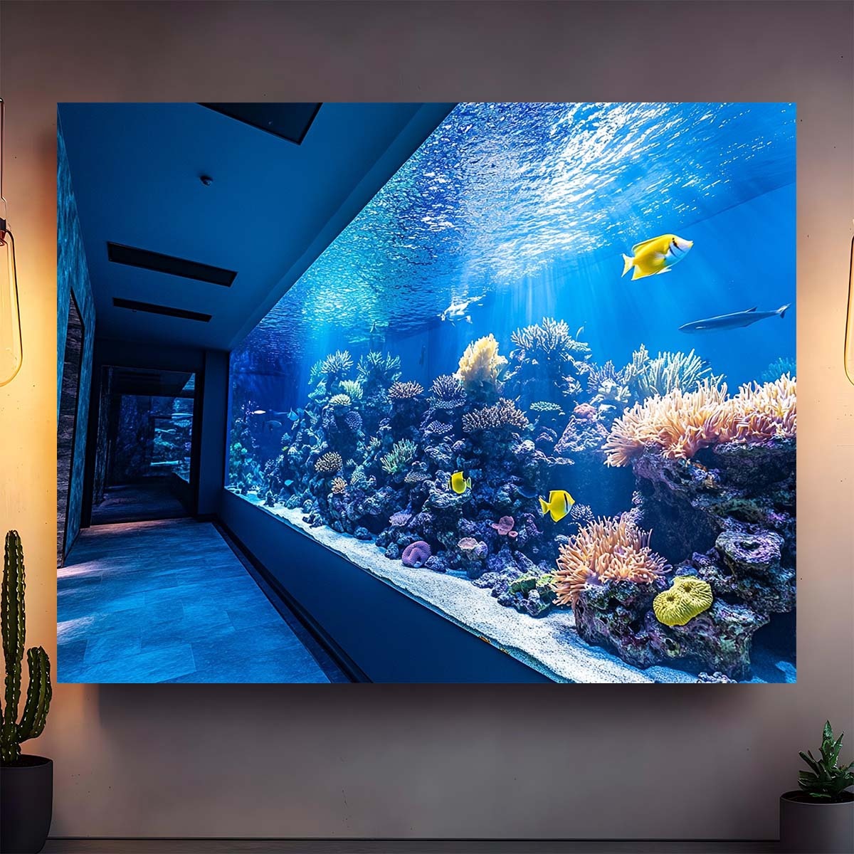 Vibrant Underwater Aquarium Ta - огляд і ціна Aquarium Fish Colorful