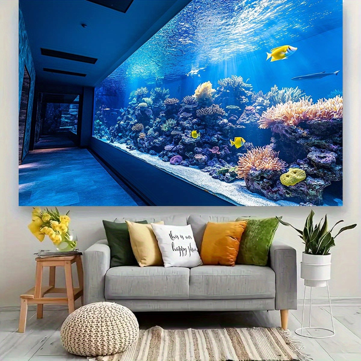 Vibrant Underwater Aquarium Ta - огляд і ціна Aquarium Fish Colorful