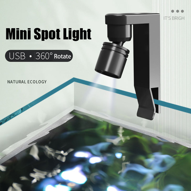 USB Clamp Light Waterproof Whi - огляд і ціна Aquarium Fish Colorful