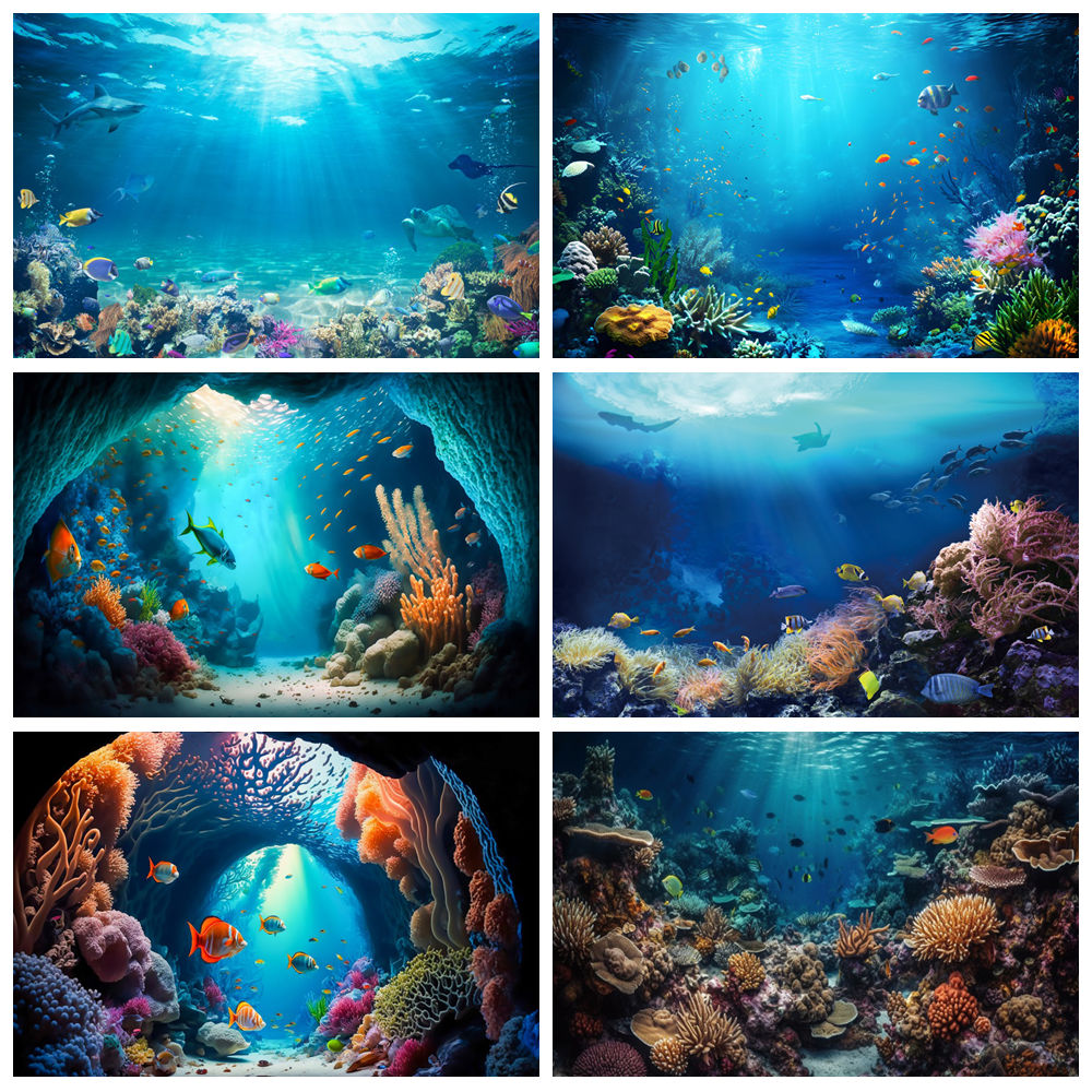 Underwater Ocean World Photogr - огляд і ціна Aquarium Fish Dolphin