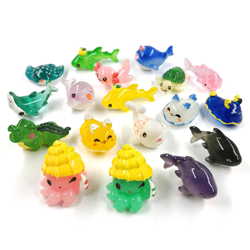10Pcs Shark Whale Turtle Dolph - огляд і ціна Aquarium Fish Dolphin