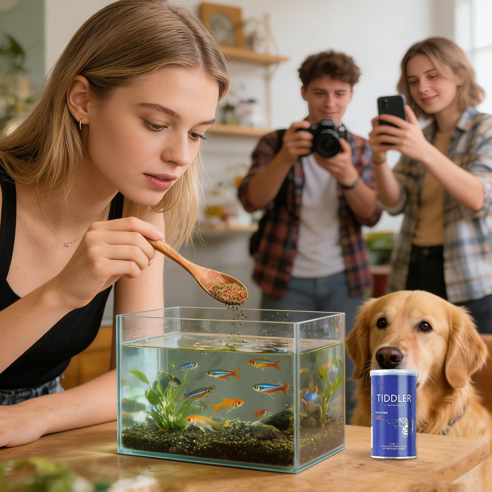 Fish Food Aquarium Feed Small  - огляд і ціна Aquarium Fish Betta