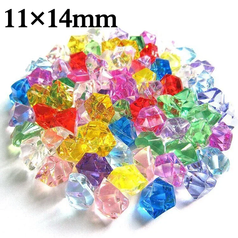 200pcs Acrylic Gem Stone Color - огляд і ціна Aquarium Fish Colorful