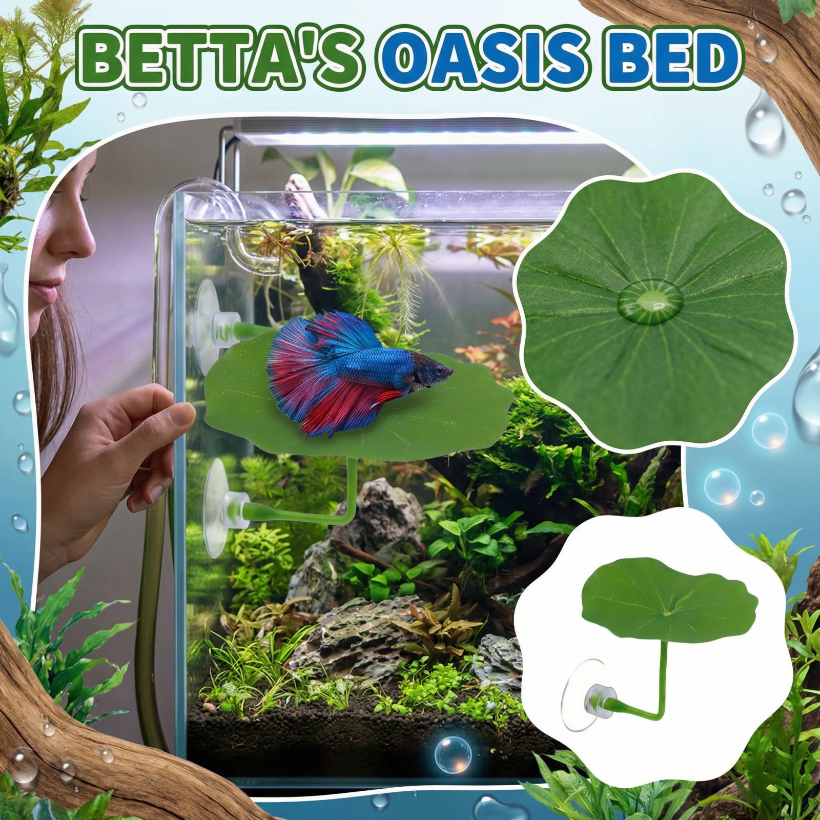 Aquarium Decoration Artificial - огляд і ціна Aquarium Fish Betta