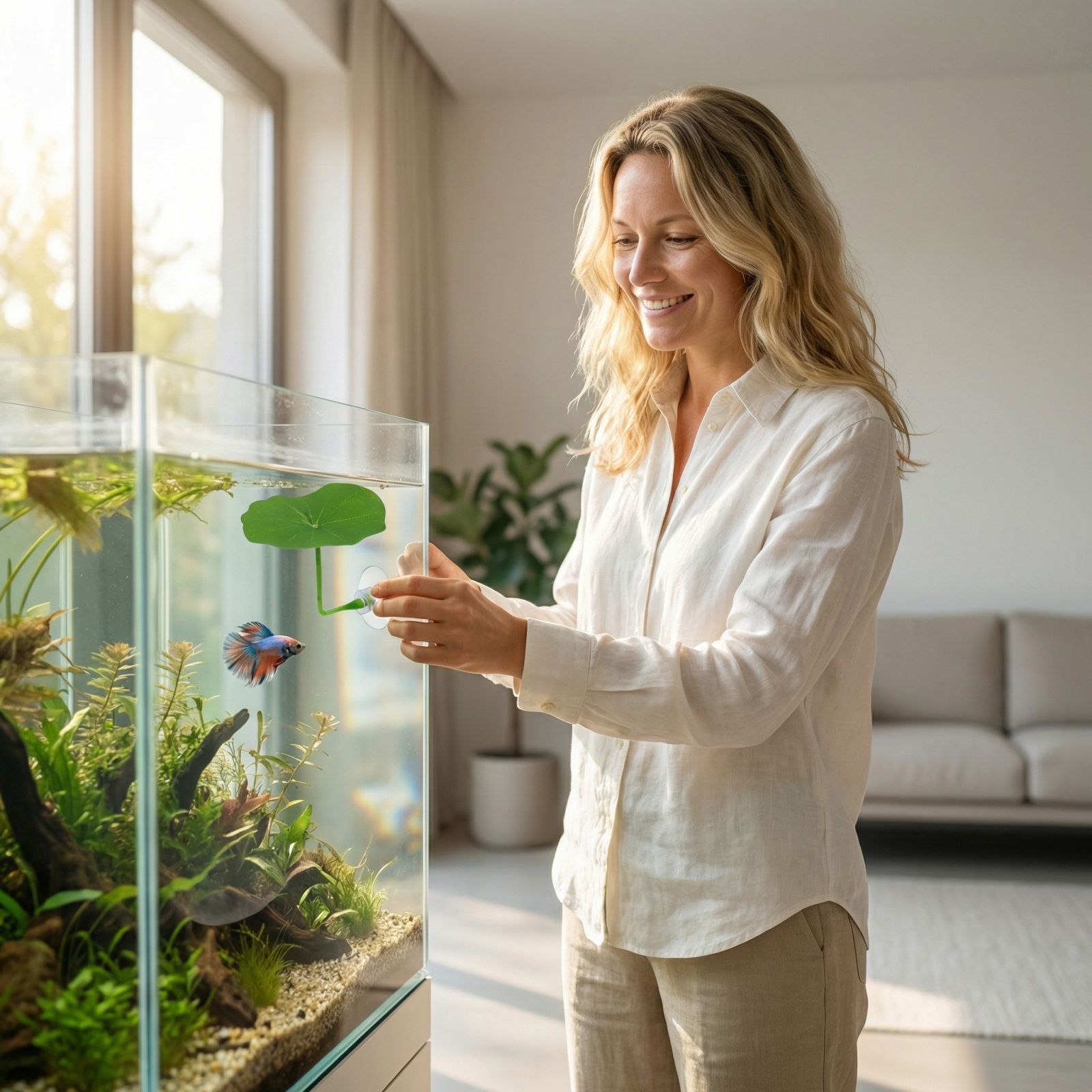 Aquarium Decoration Artificial - огляд і ціна Aquarium Fish Betta