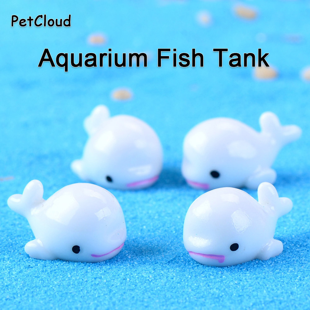 5pcs Fish Tank Ornament Ducks  - огляд і ціна Aquarium Fish Dolphin