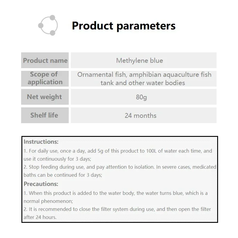 Methylene Blue Ornamental Fish - огляд і ціна Aquarium Fish Medicine